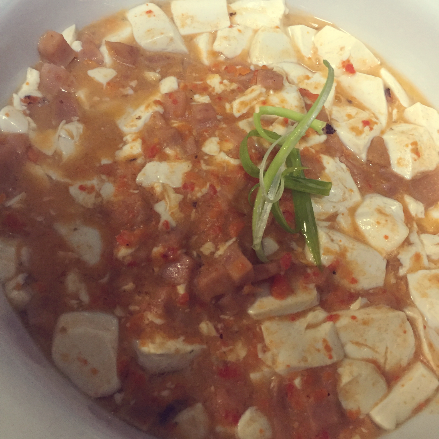 老丁的私房菜-蟹黄豆腐