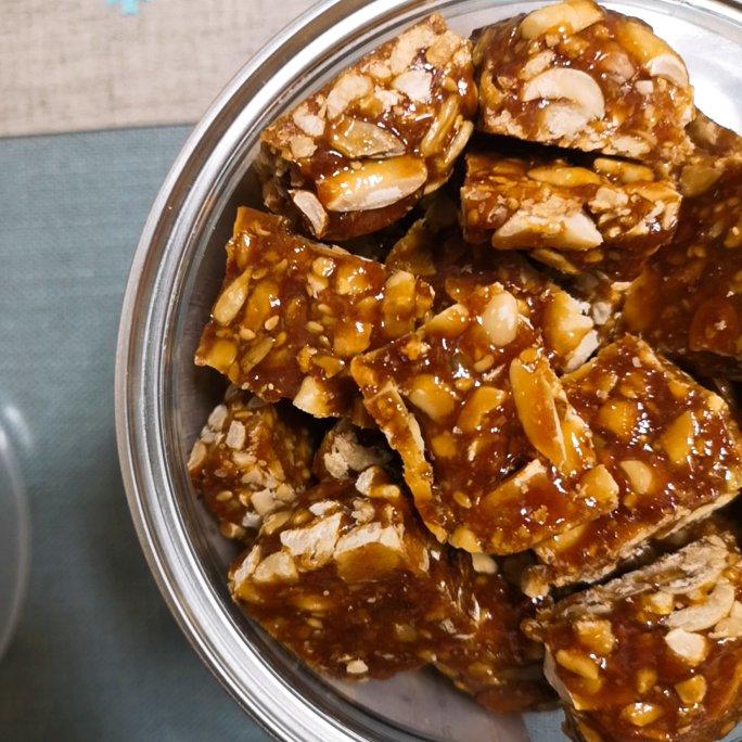 无水无油香脆花生糖