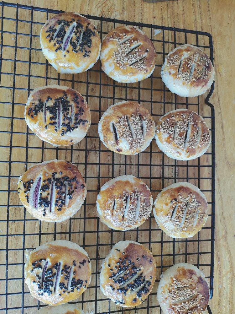 奶黄馅老婆饼，30L烤箱或28*28CM烤盘专用