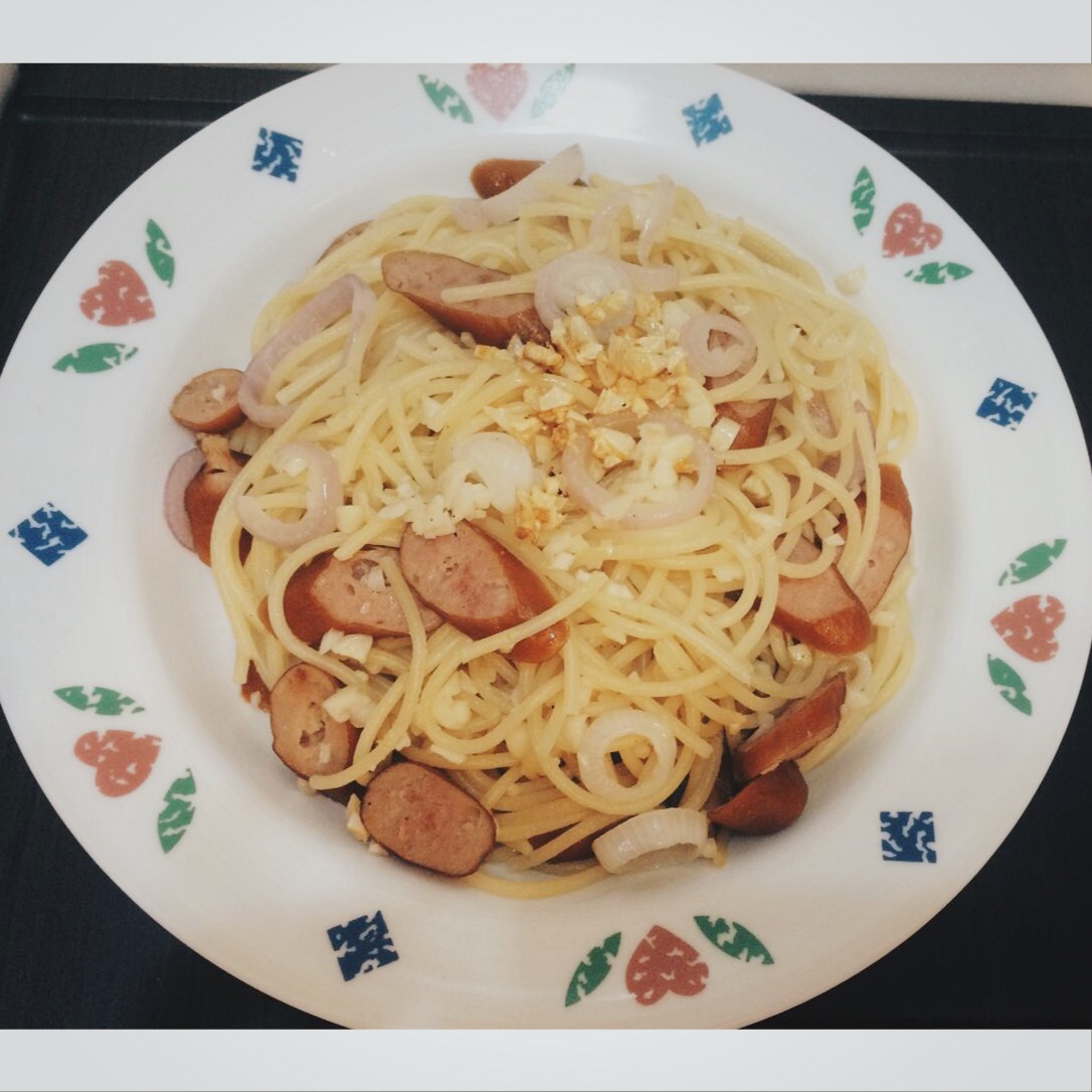 香蒜辣椒培根意面