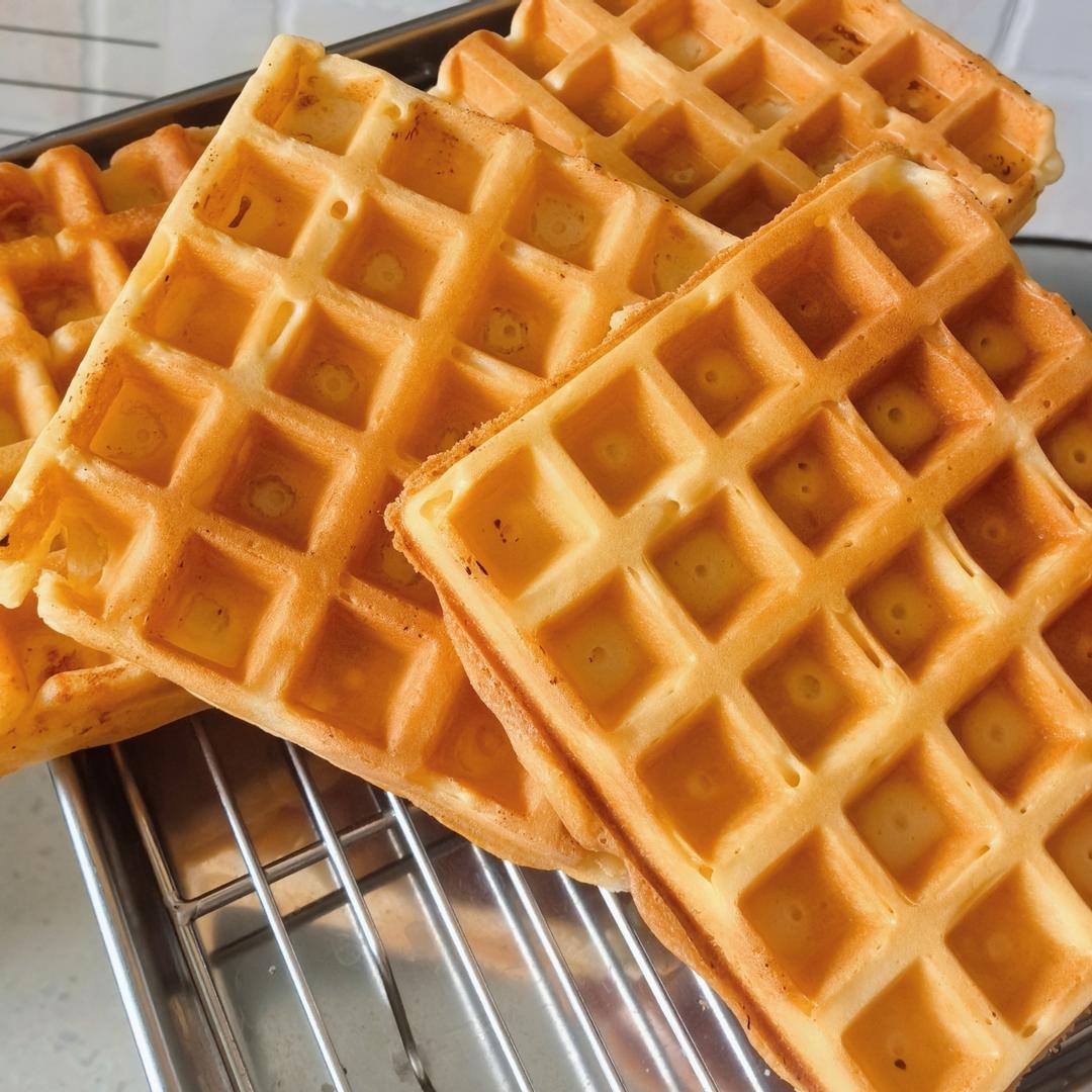 解密配方 | 咖啡店热卖外脆里软华夫饼🧇