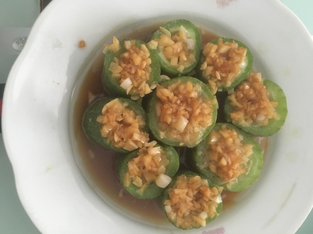 蒜蓉蒸丝瓜