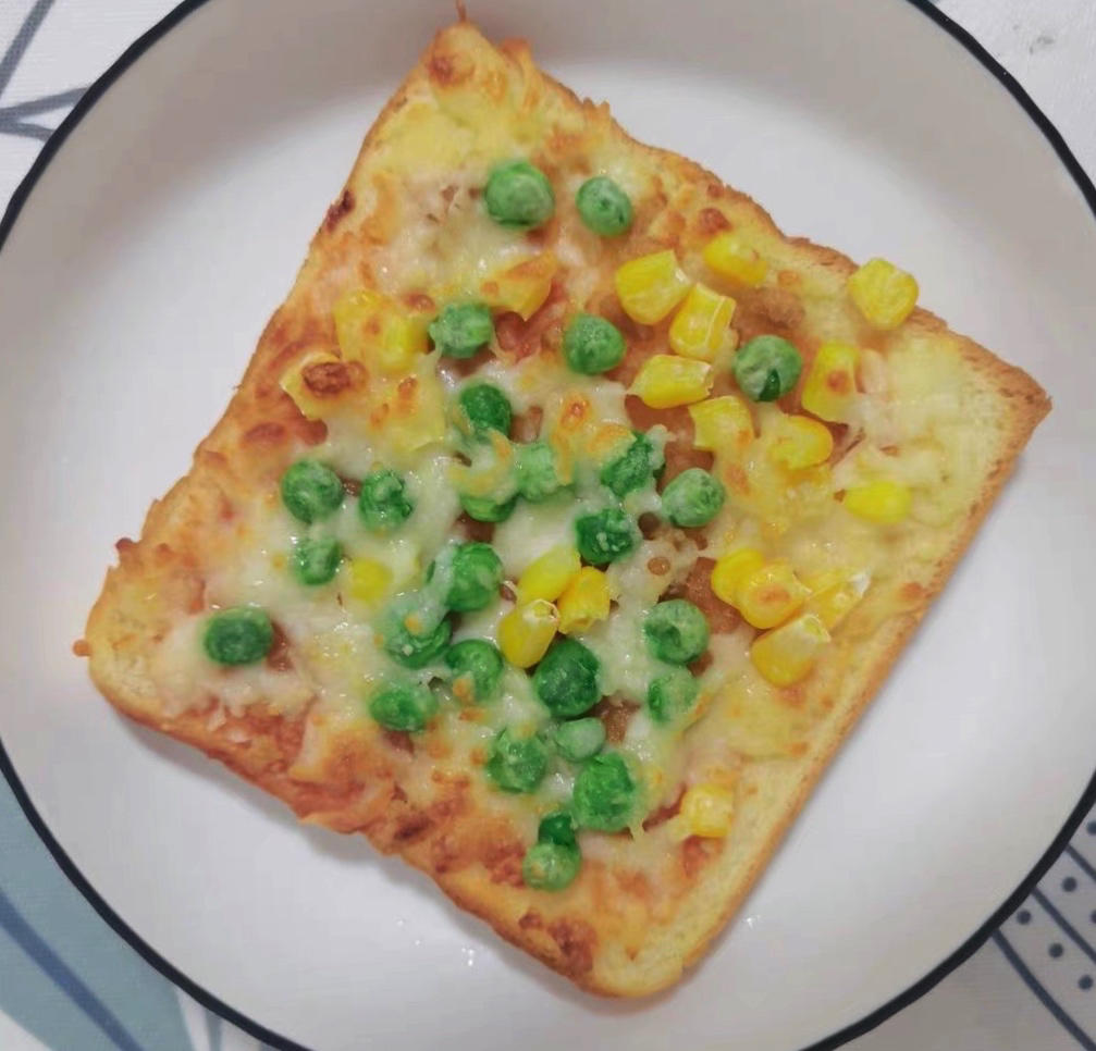 一人份吐司披萨【最好吃的披萨·快手营养早餐】