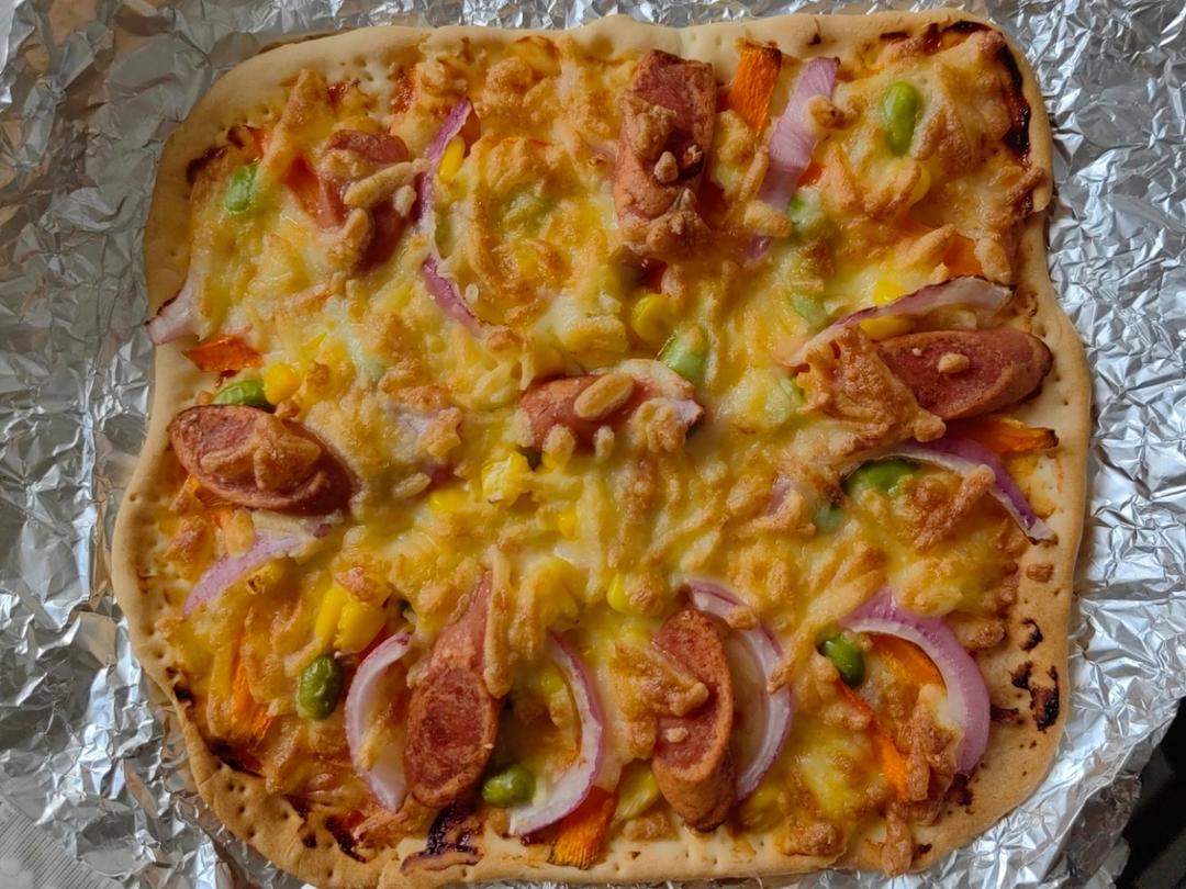 自制披萨～空气炸锅版