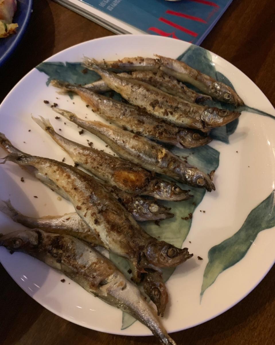 香煎椒盐多春鱼