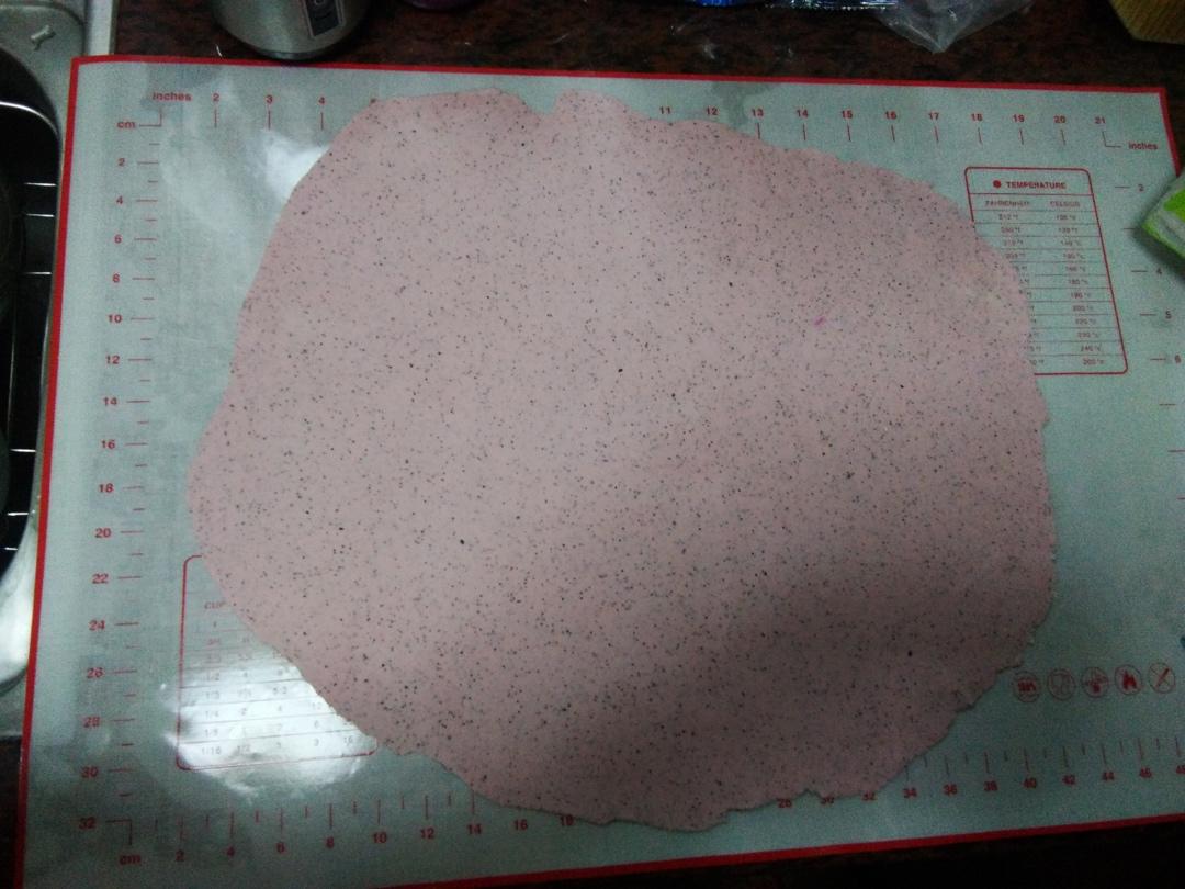 火龙果面条 宝宝辅食
