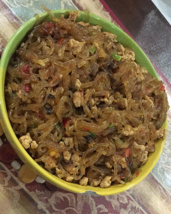 肉末炒粉丝