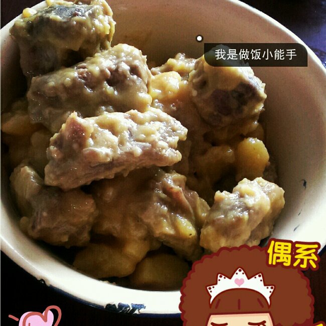 排骨炖土豆