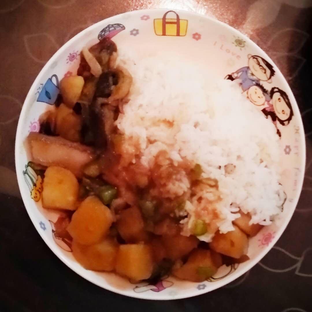 土豆炖茄子(东北菜)