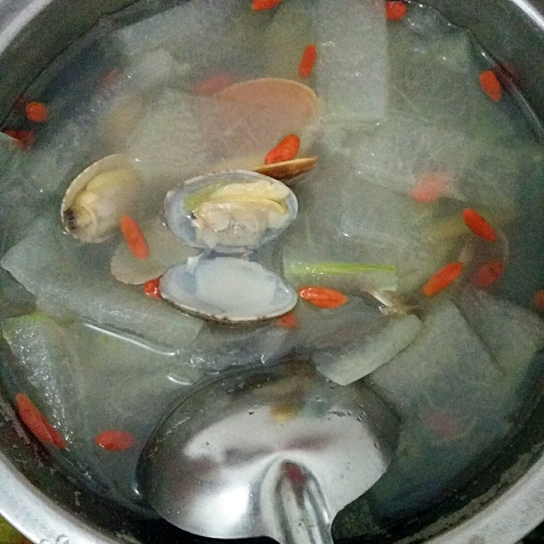 冬瓜花蛤汤