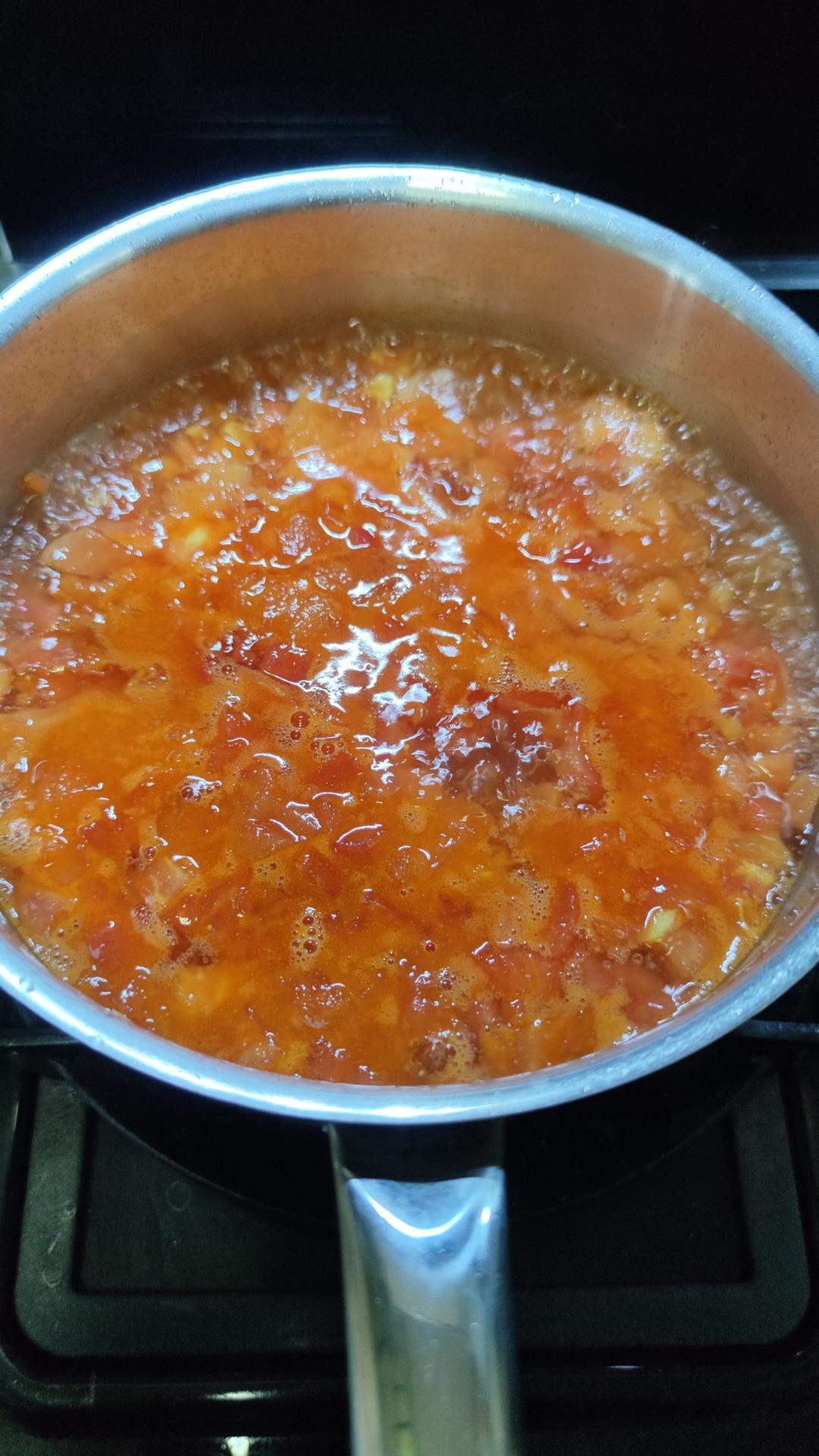 简单快手早餐❗️番茄鸡蛋疙瘩汤‼️营养好喝又开胃