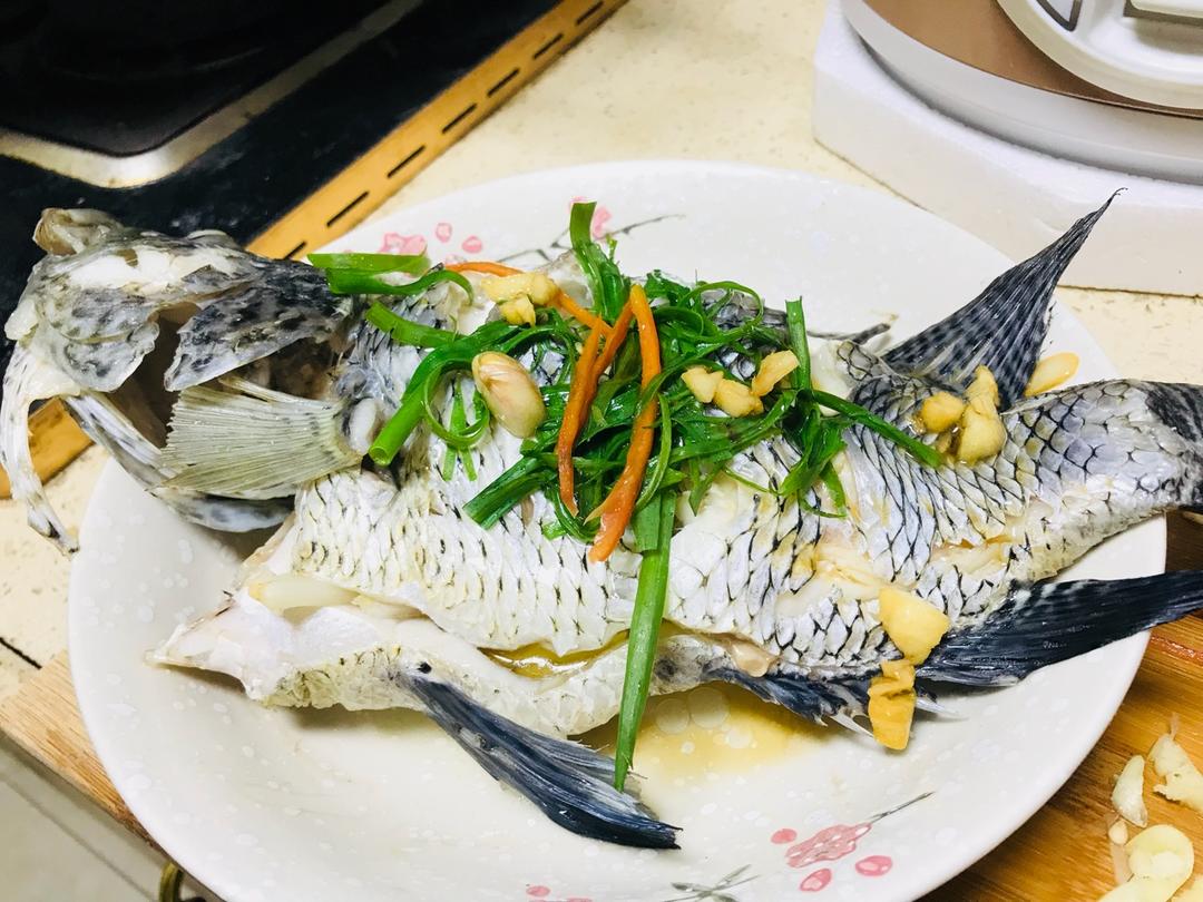 清蒸鱼（鲈鱼/多宝鱼/桂花鱼/石斑鱼……）