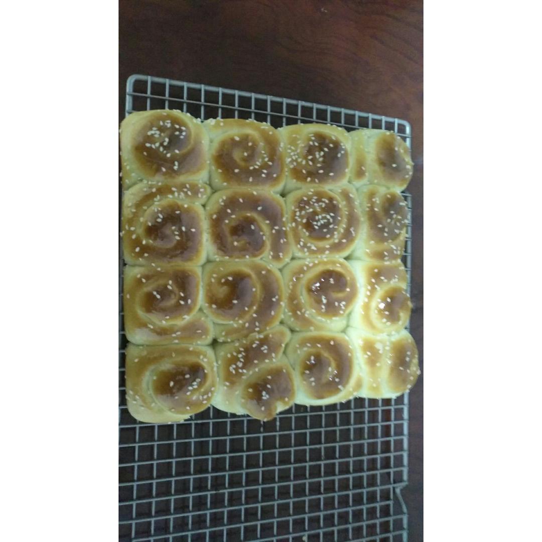 奶油蜂蜜小面包