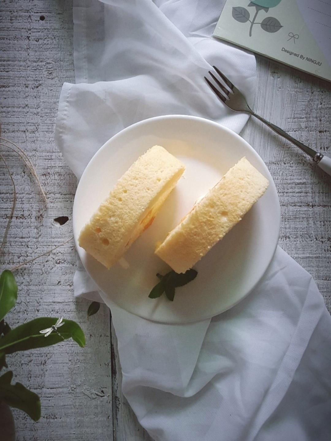 芒果戚风蛋糕卷