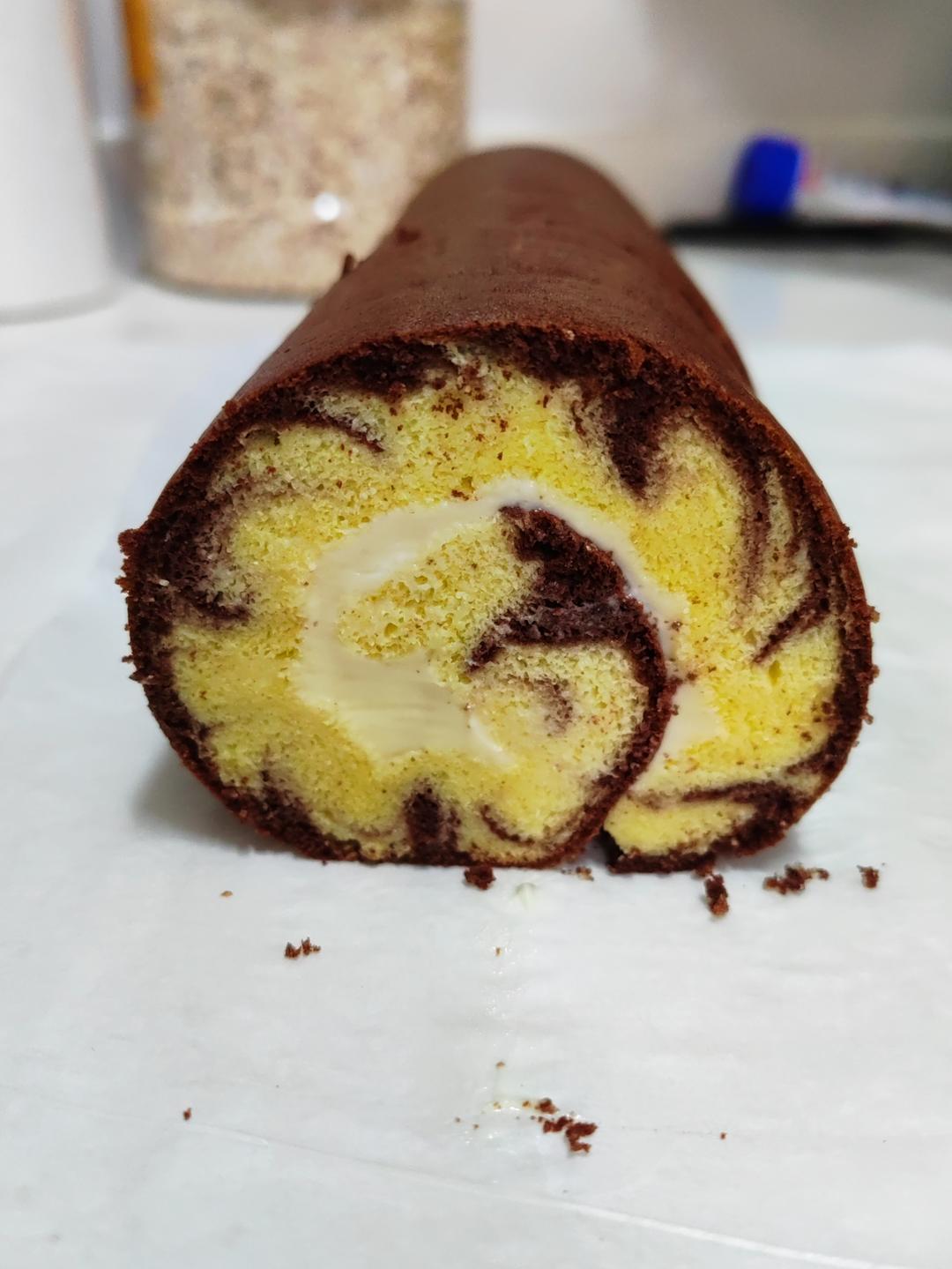 可可旋风蛋糕卷