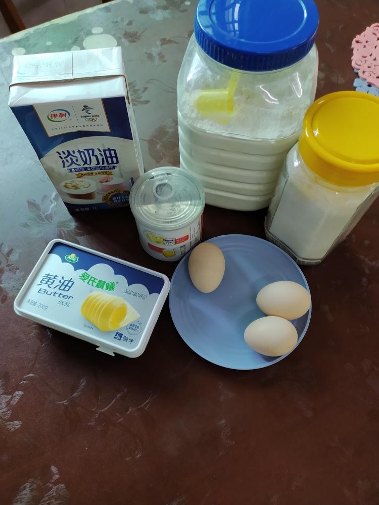 纯奶手撕吐司的做法 步骤1