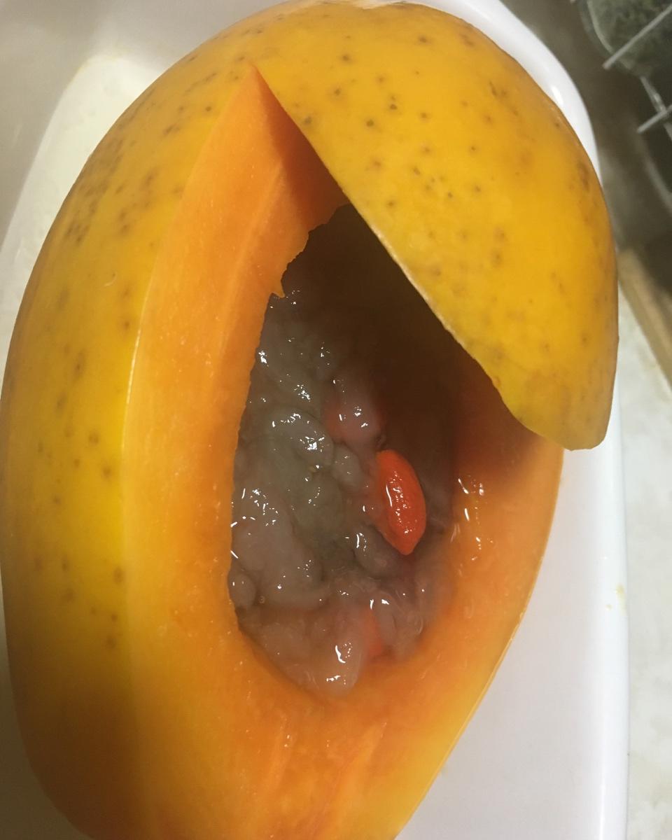 木瓜炖雪蛤