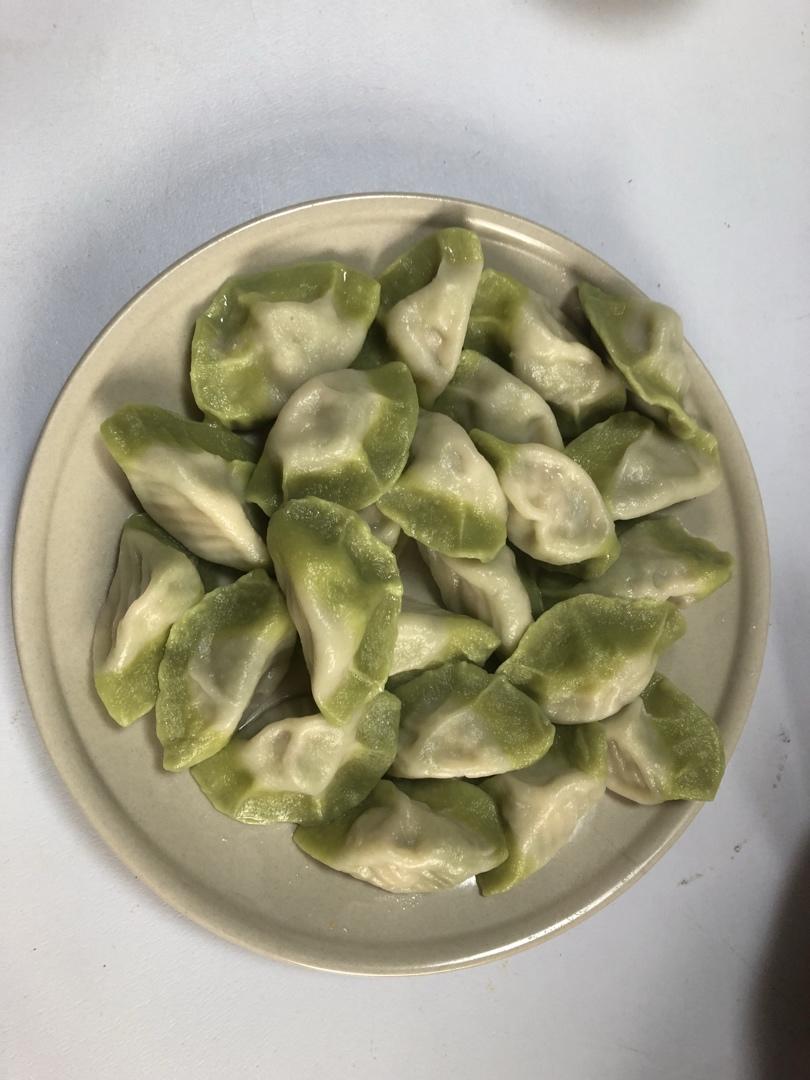 彩色饺子之~《翡翠饺子》