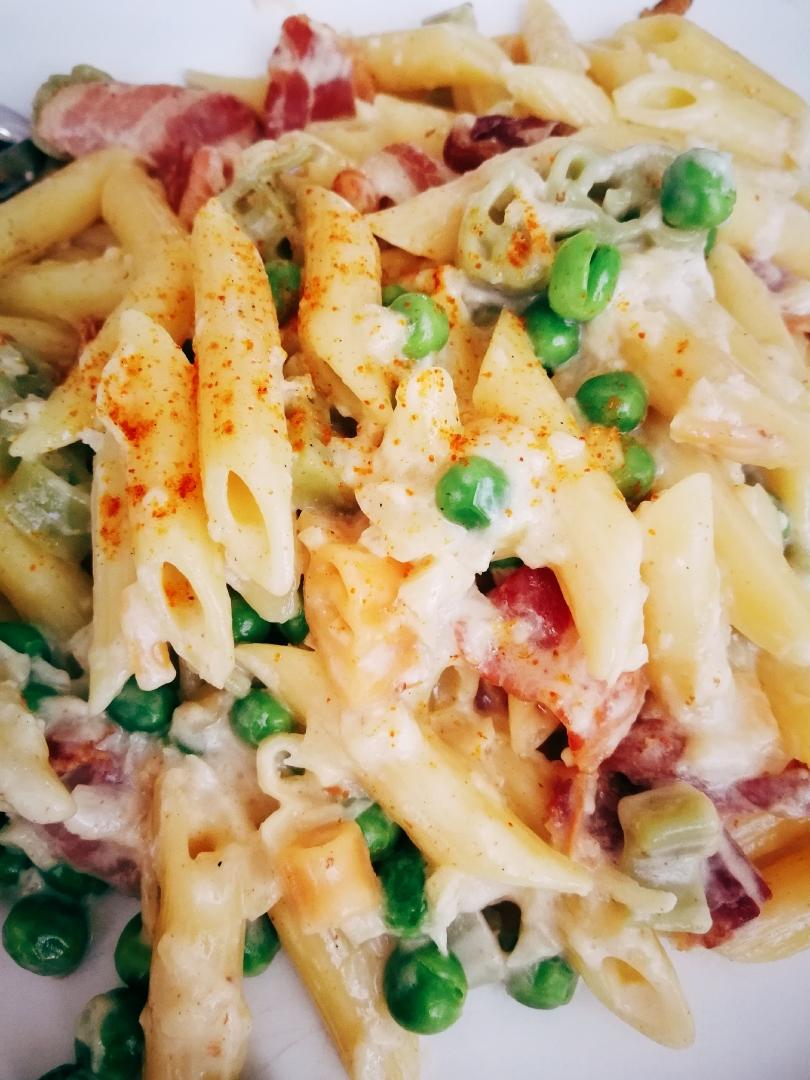 培根奶油意大利面的做法