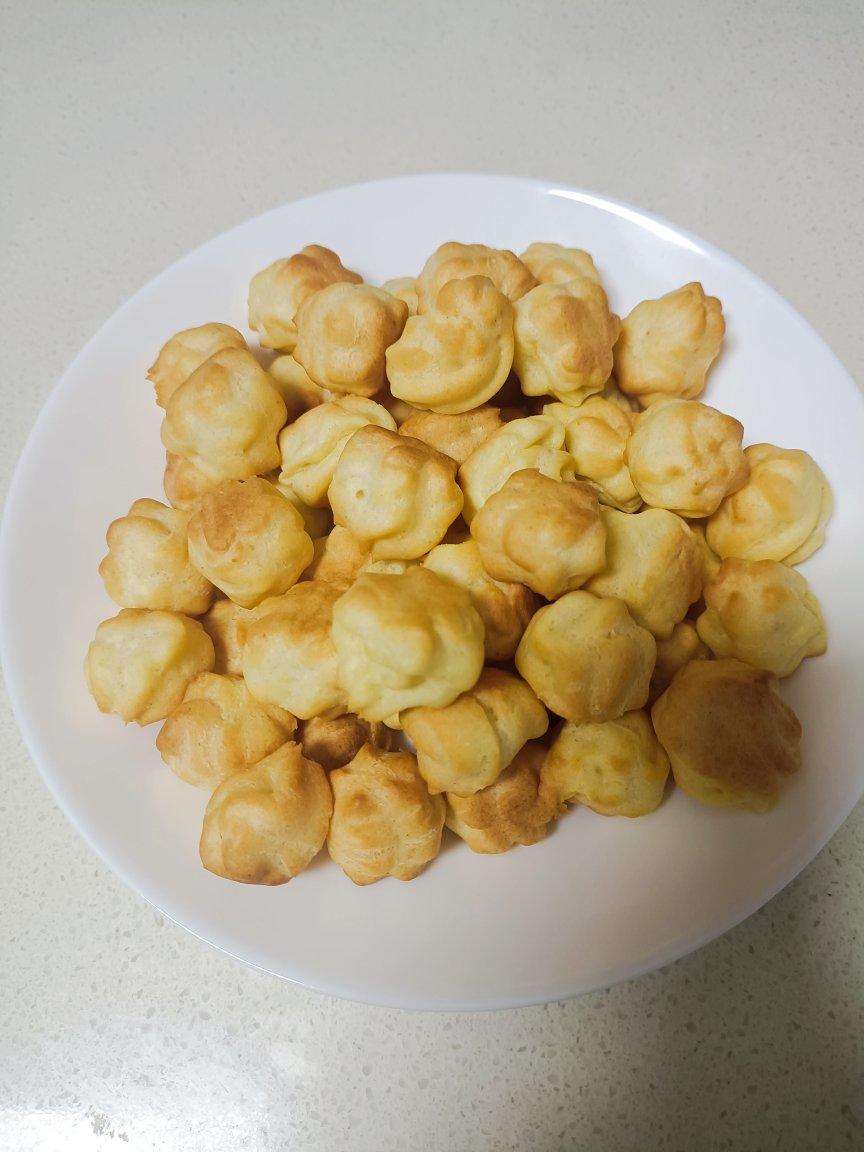 奶油小泡芙，容易做，成功率极高～