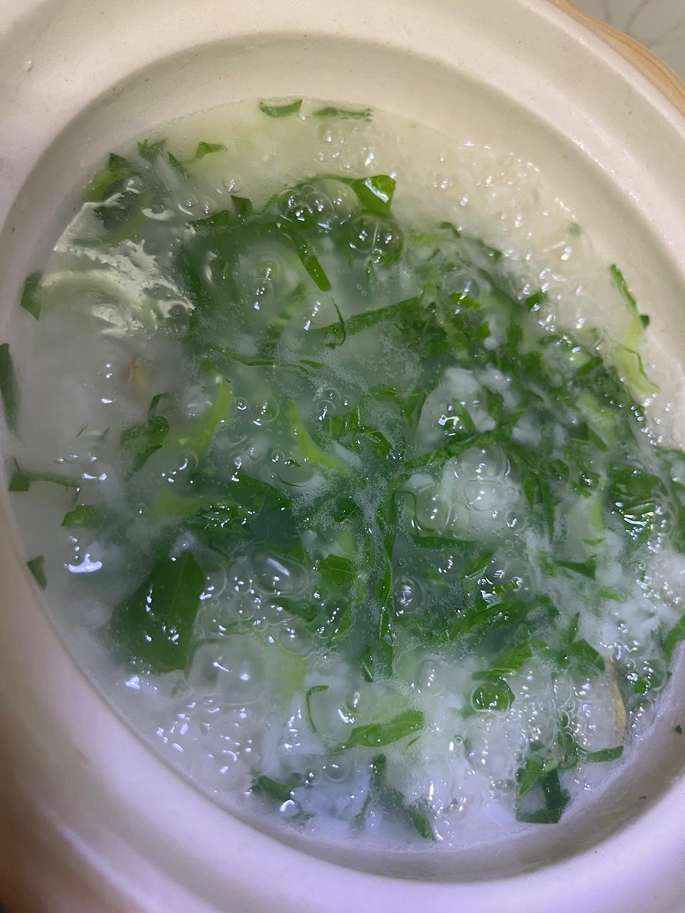 砂锅芥菜粥