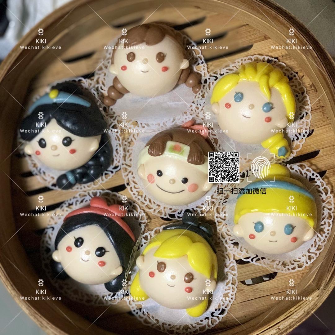 超简单tsum tsum 安娜卡通馒头的做法 步骤11