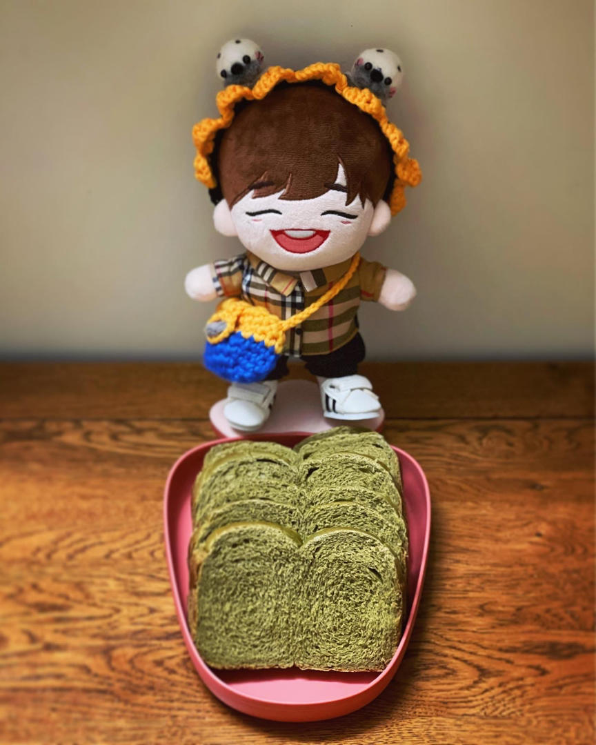 ☁️云朵般柔软🍵日式抹茶生吐司（冷藏中种）💯