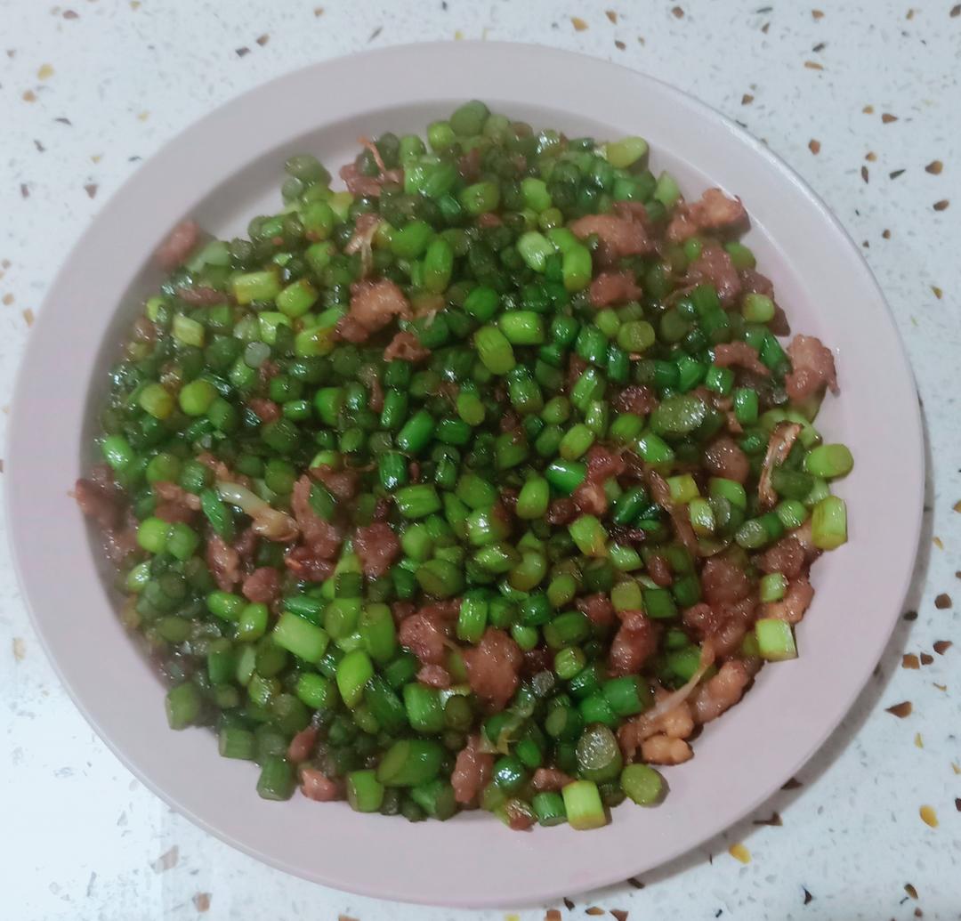 简单下饭菜_肉末苍蝇头