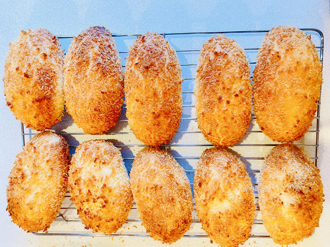 免油炸烘烤日式咖喱面包