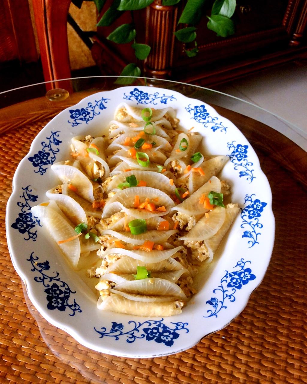 清蒸萝卜肉卷