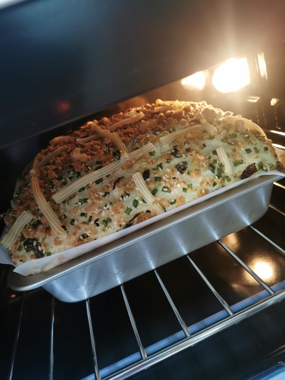 芝士夹心肉松蛋糕🍰