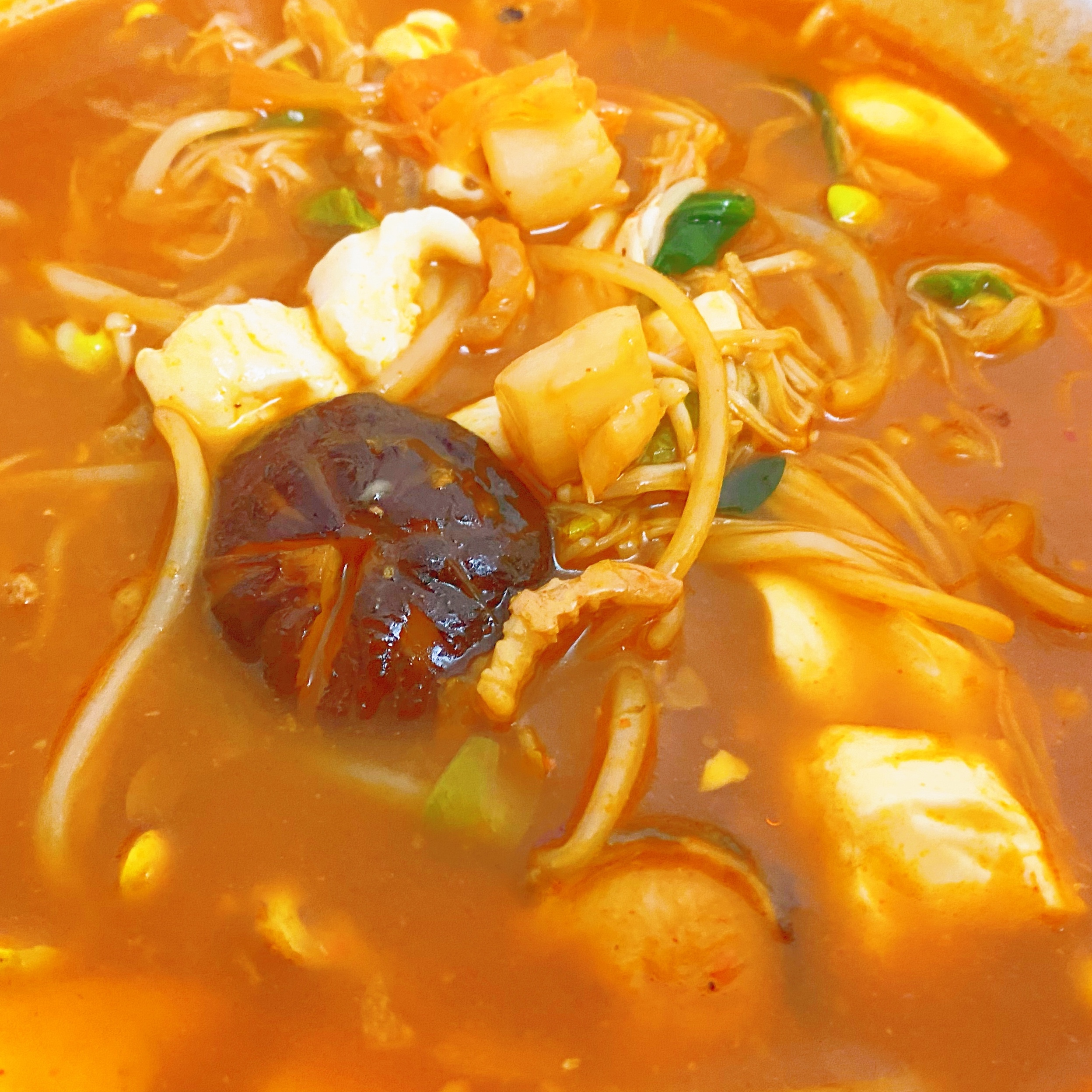 韩式海鲜蔬菜豆腐汤｜改良版 营养丰富 配料多多的做法 步骤9