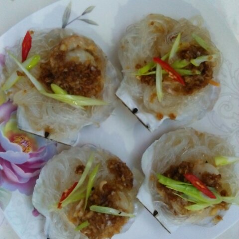 蒜蓉粉丝蒸扇贝