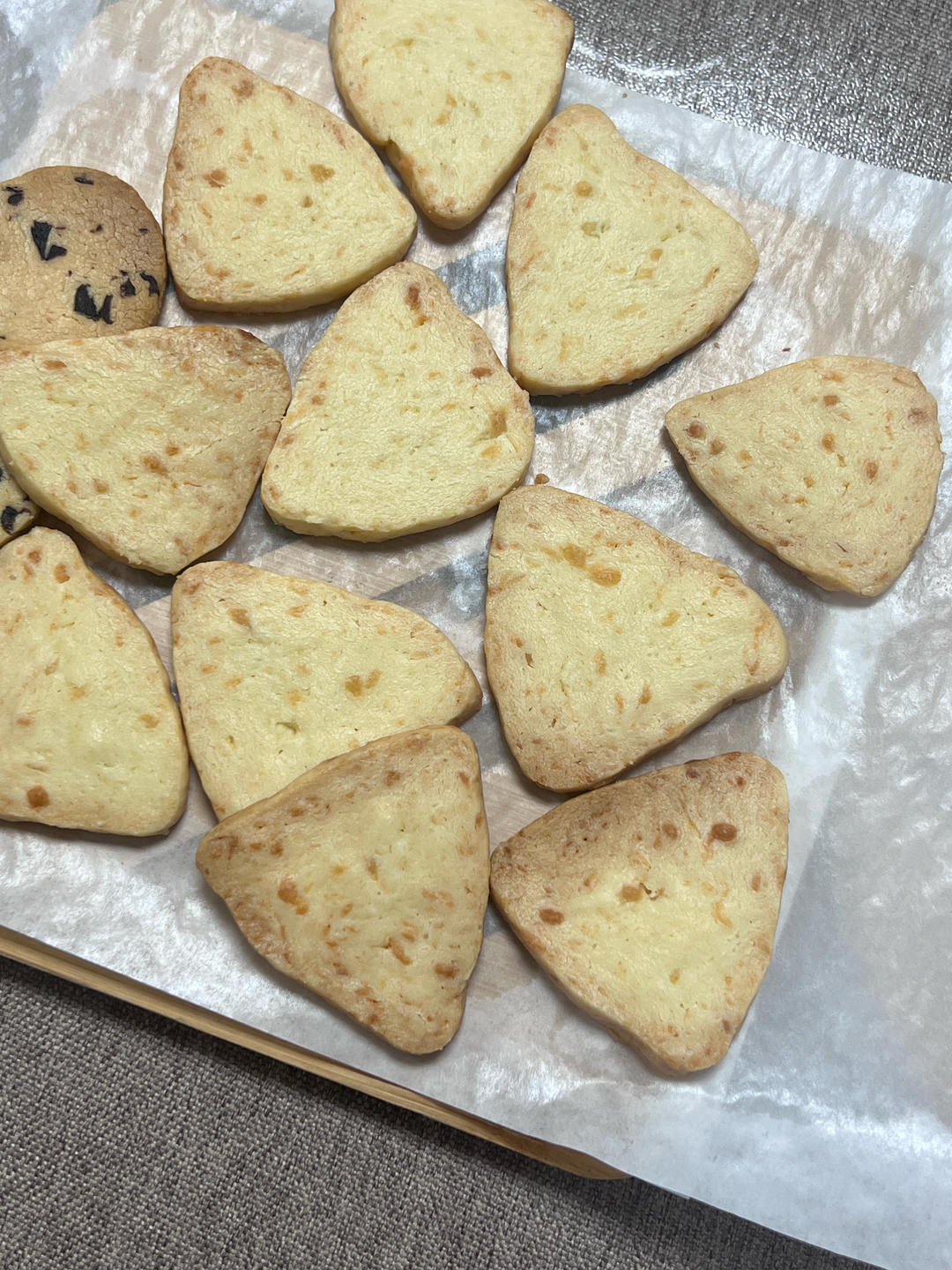 免打发❗️零失败❗️黄金芝士咸味饼干❗️