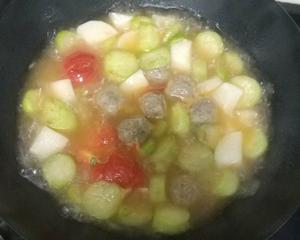 牛筋丸汤的做法 步骤3