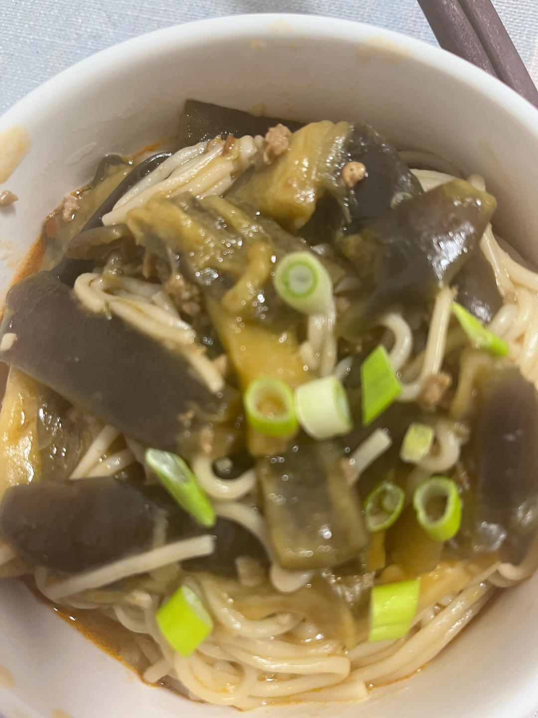 茄子焖面
