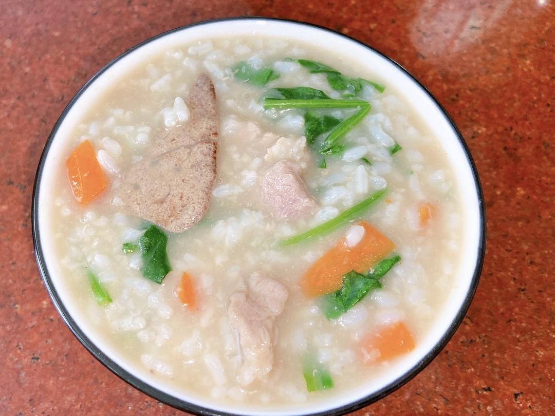 生滚猪肝瘦肉粥