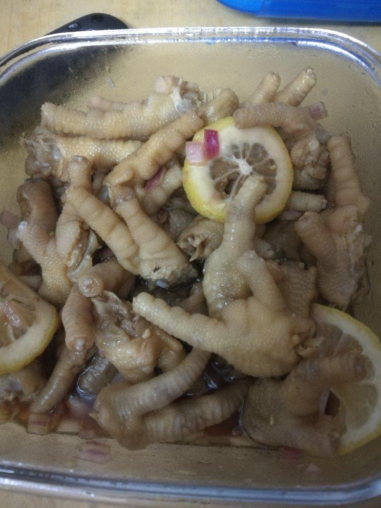 柠檬凤爪--夏日清新菜