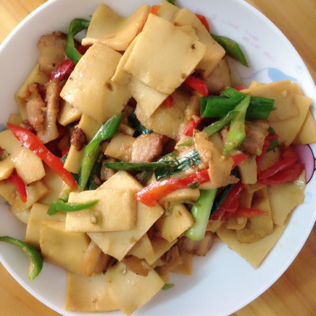 千叶豆腐小炒肉