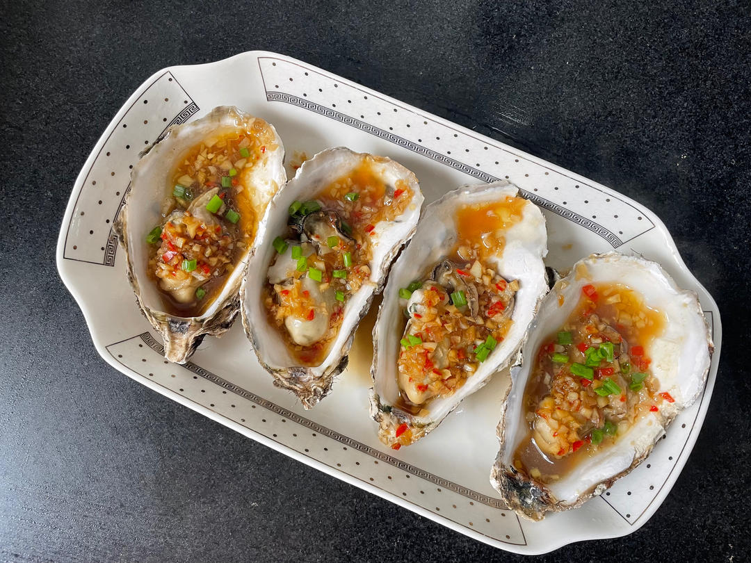 超简单～蒸蒜蓉生蚝