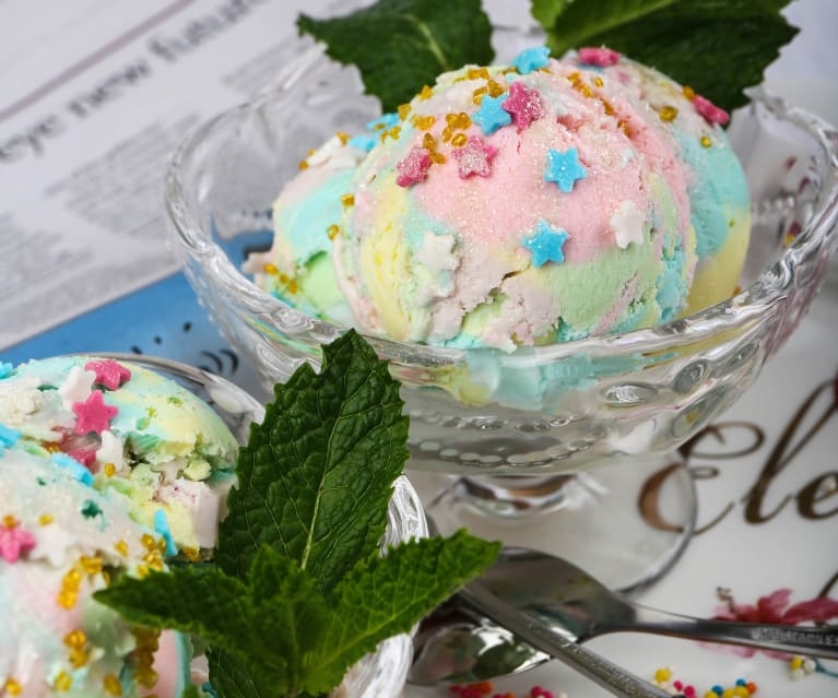 彩虹独角兽冰淇淋的做法