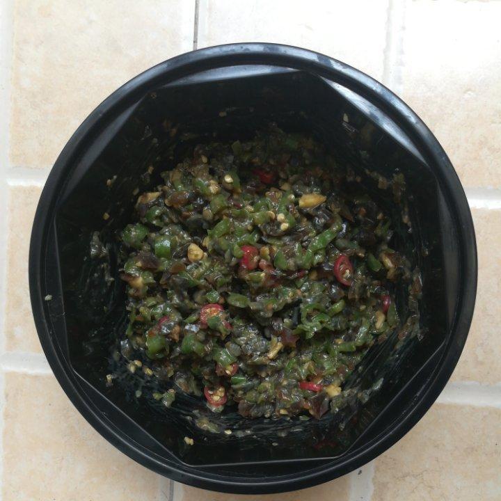 青椒剁皮蛋