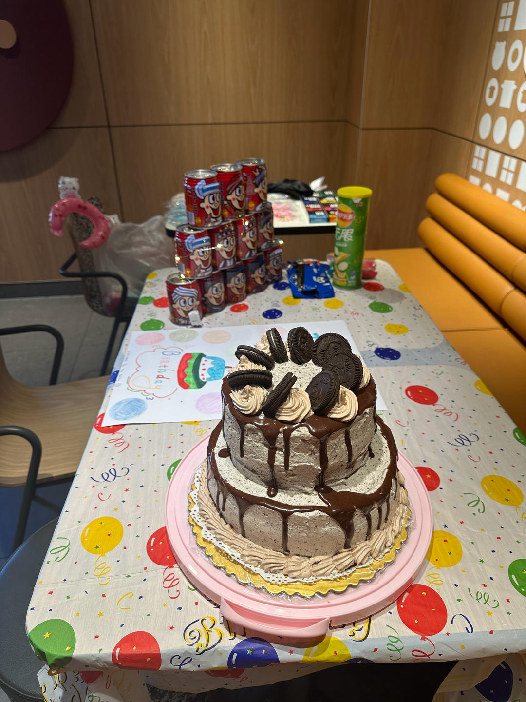 私房烘焙｜奥利奥淋面生日蛋糕