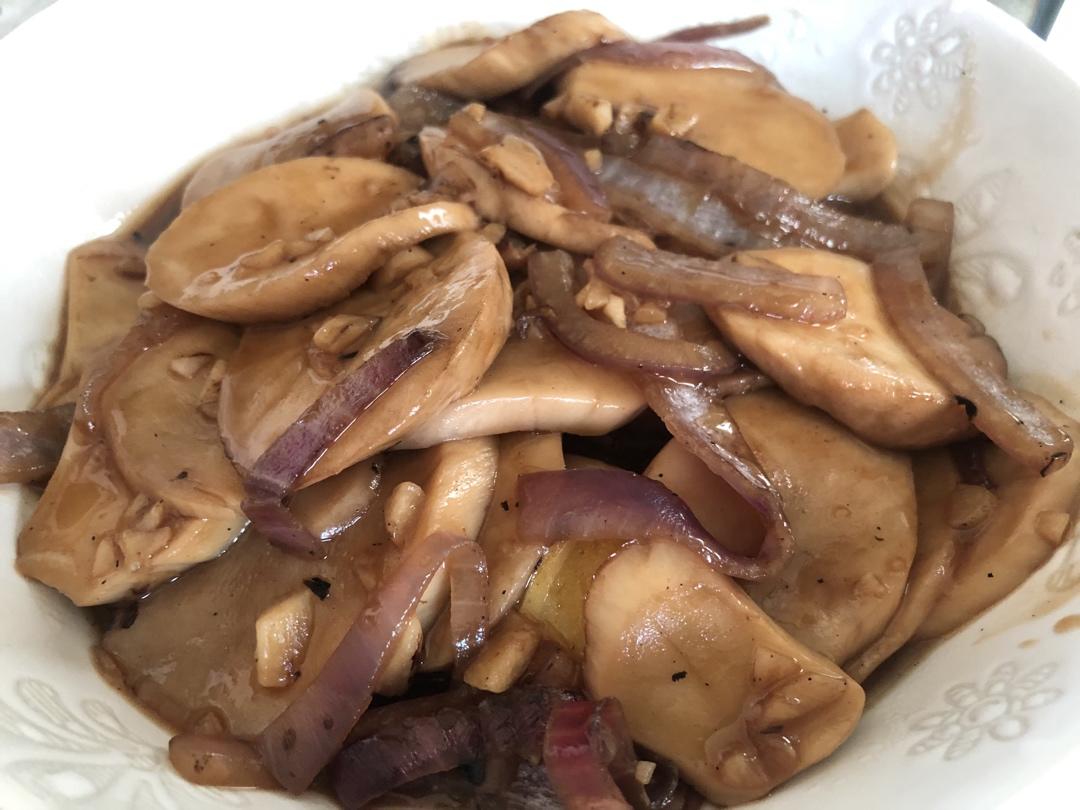 红烧杏鲍菇 买不起肉肉来做这道菜