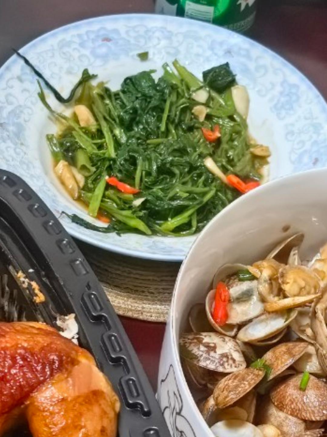 豉香小炒空心菜梗