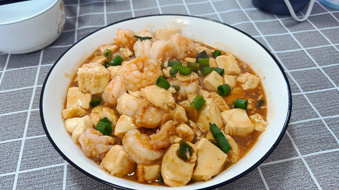 虾仁豆腐