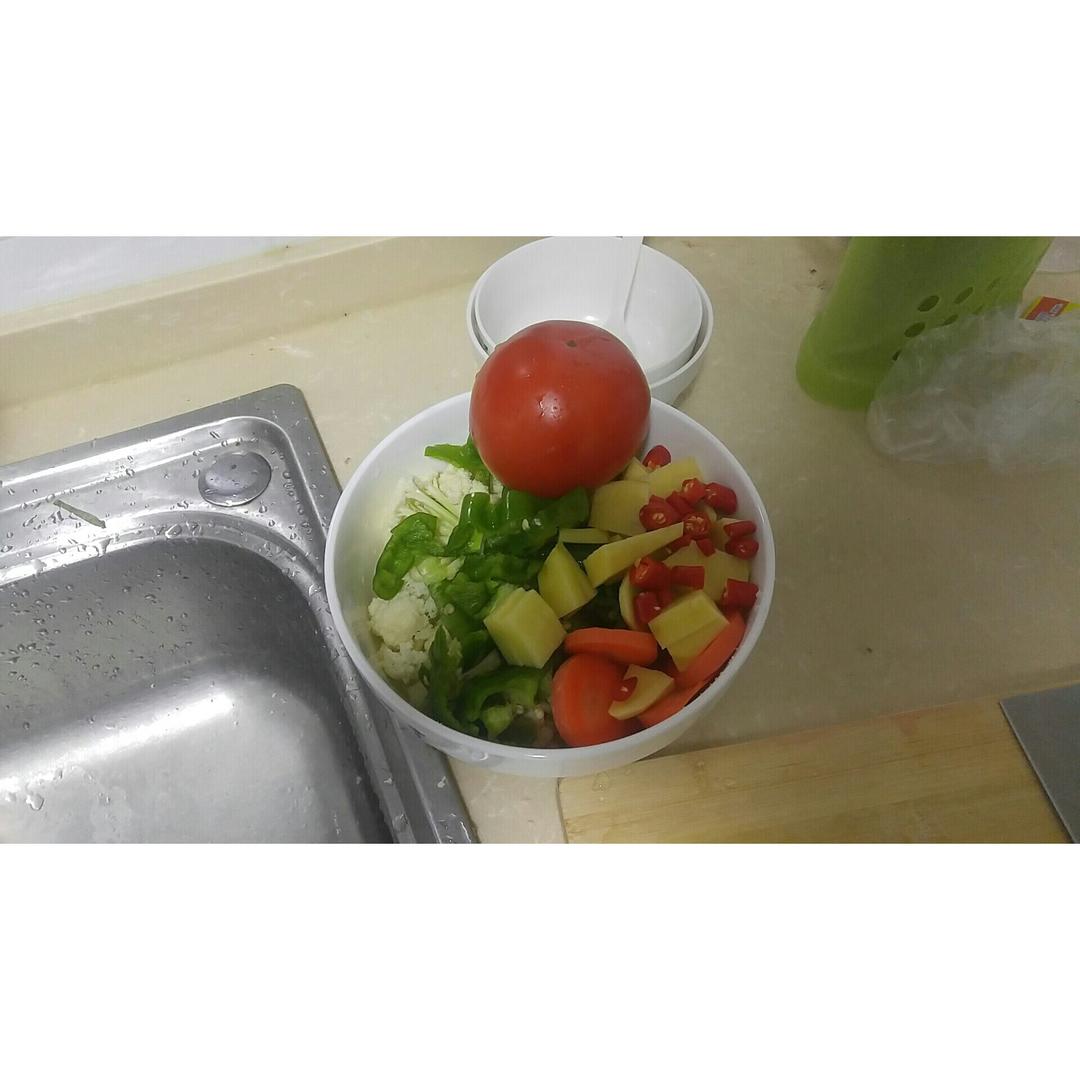 风靡美国华人网络的【电饭锅西红柿焖饭】