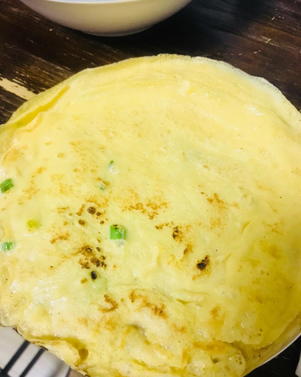 葱花蛋饼（快手营养早餐）