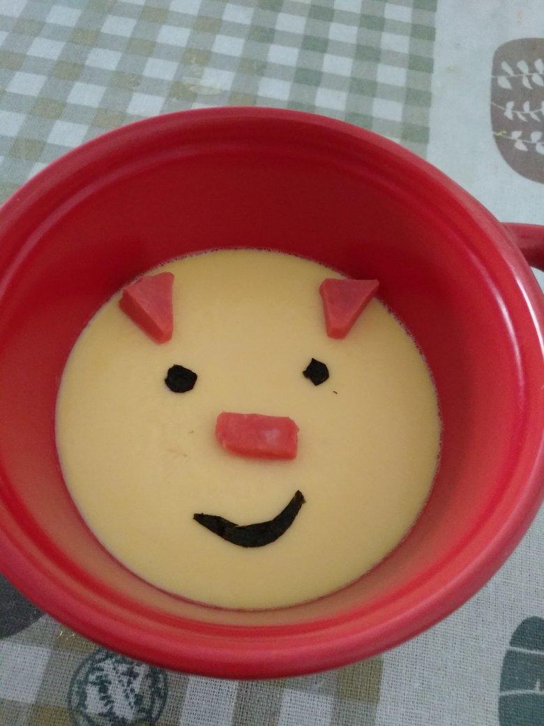 小猪蛋羹