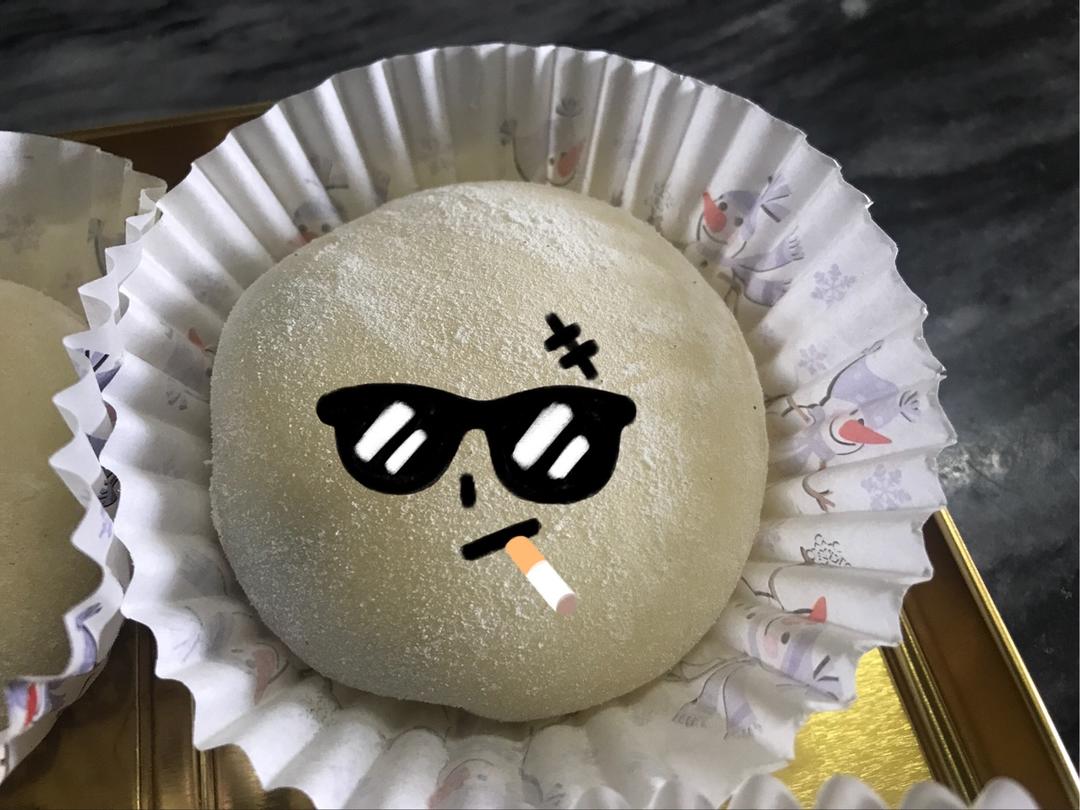 腹黑白胖子——奥利奥雪媚娘